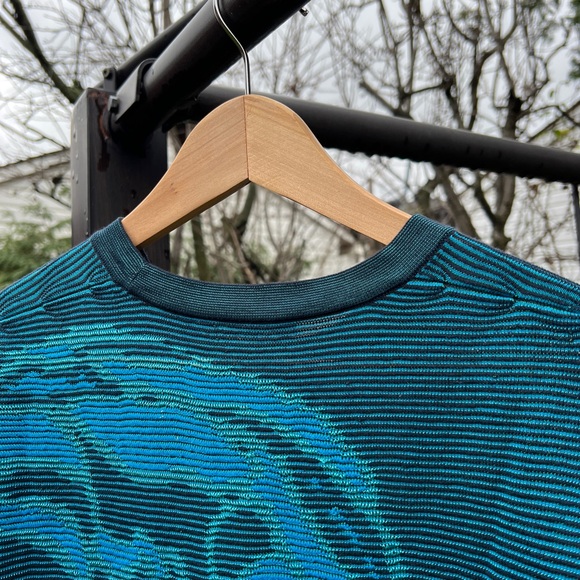 Versace Shirt Box Logo Blue - Picture 3 of 9